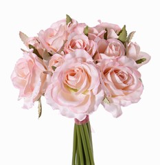 Rose bouquet 'Royal', 13 roses (9 large Ø 8 cm & 4 small Ø 3 cm), with ribbon, 25 cm